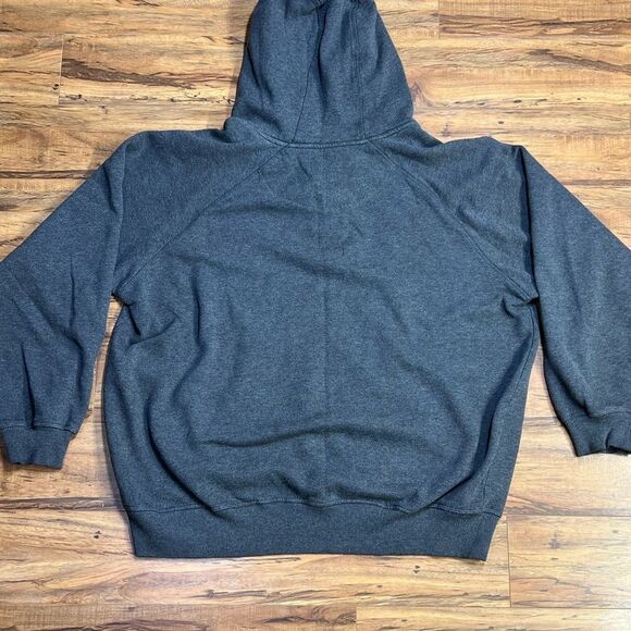 Vintage 90’s Y2K Foot Locker Men's 2XL Dark Gray Hoodie - Picture 7 of 7